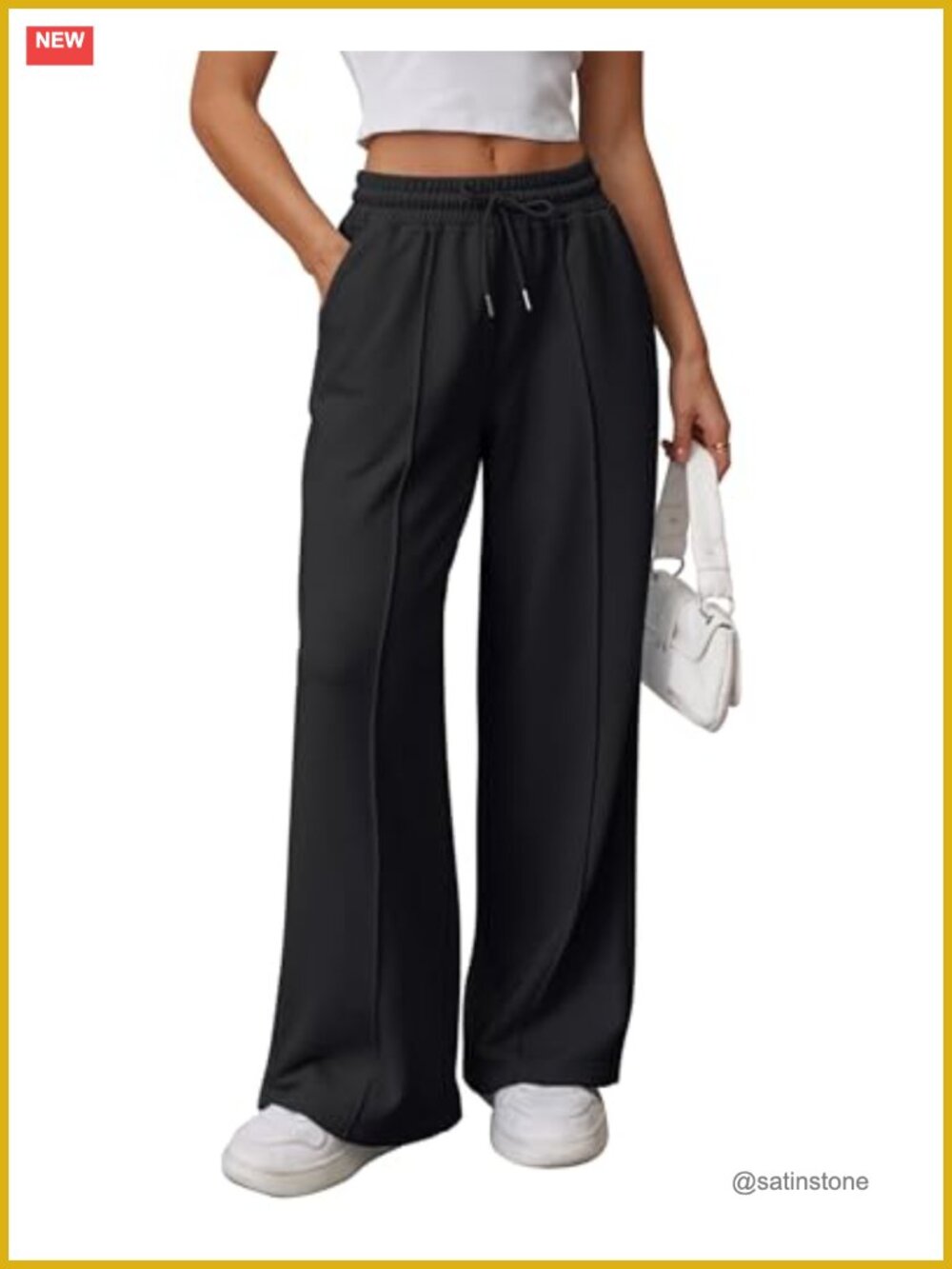 Women's Wide Leg Sweatpants High Waisted Baggy Lounge Pants
